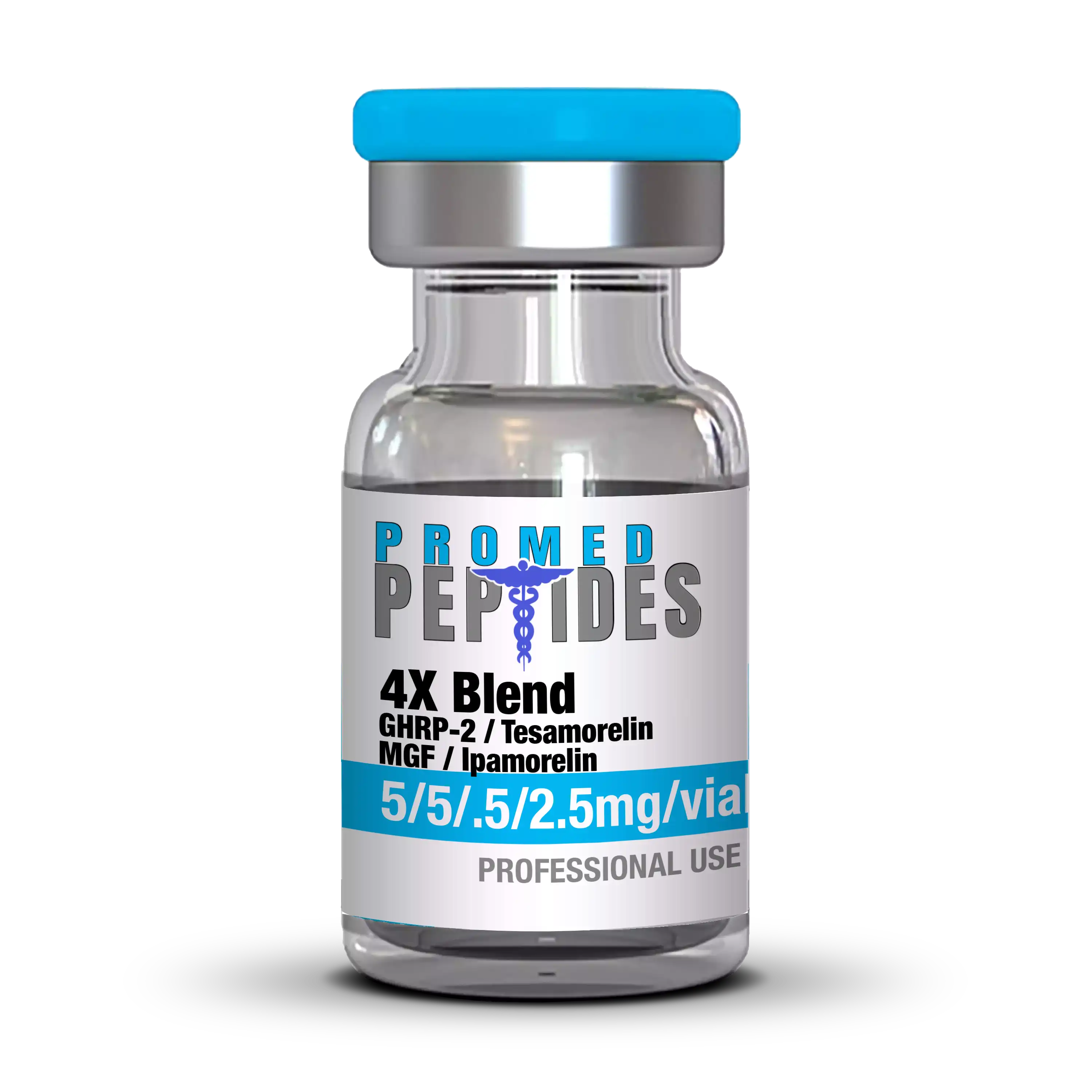 4X Blend GHRP-2 (5mg) / Tesamorelin (5mg) / MGF (500mcg) / Ipamorelin   ProMed Peptides
