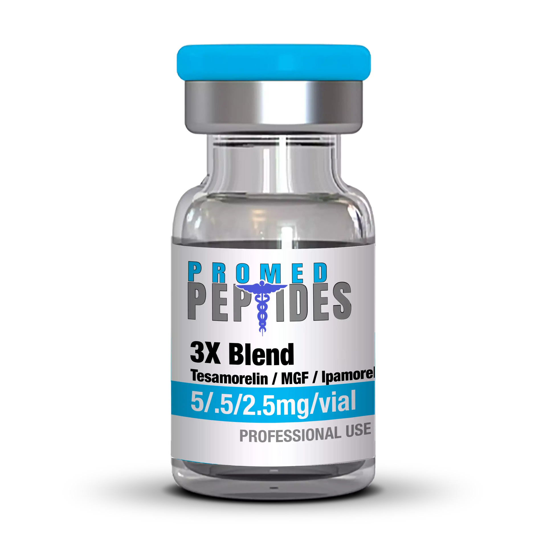 3X Blend Tesamorelin (5mg) / MGF (500mcg) / Ipamorelin (2.5mg) ProMed Peptides 3X Blend Tesamorelin (5mg) / MGF (500mcg) / Ipamorelin (2.5mg) ProMed Peptides