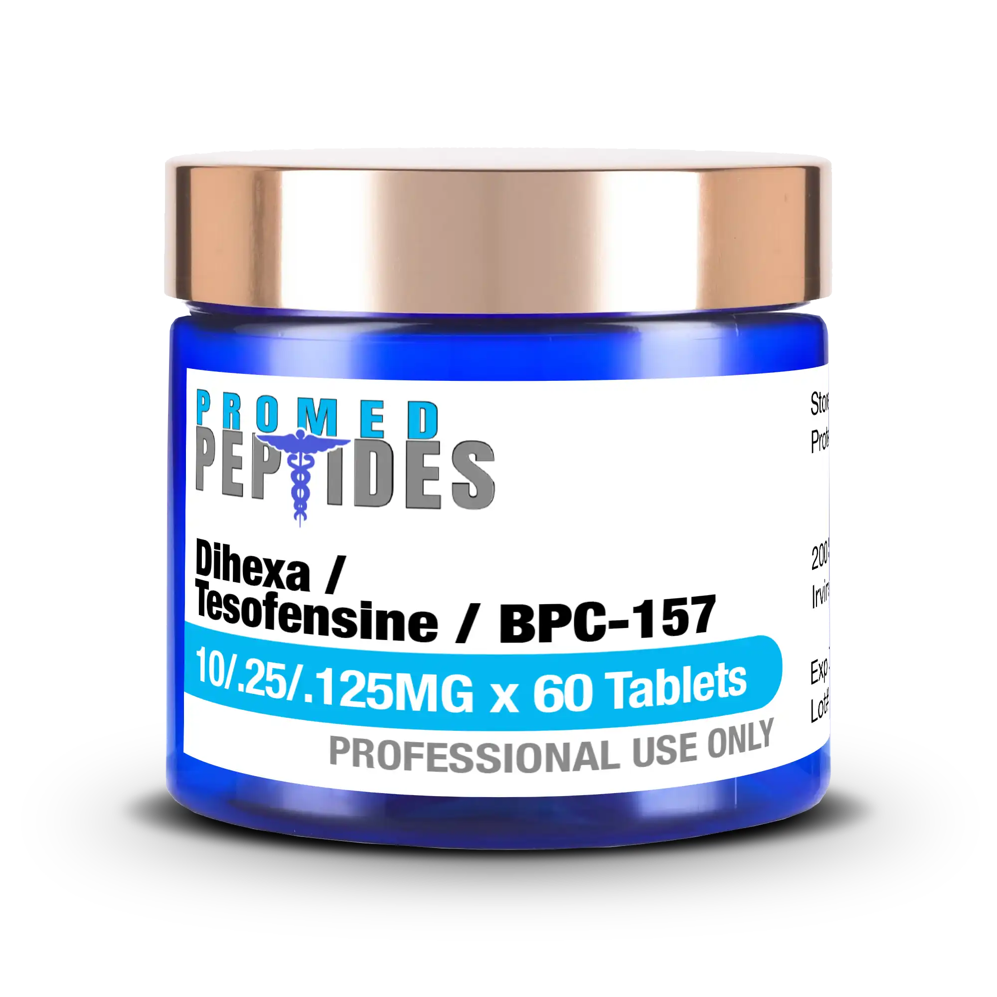 Brain Blend - Dihexa (10mg) / Tesofensine (250mcg) / BPC-157 (125mcg) x 60 Tablets