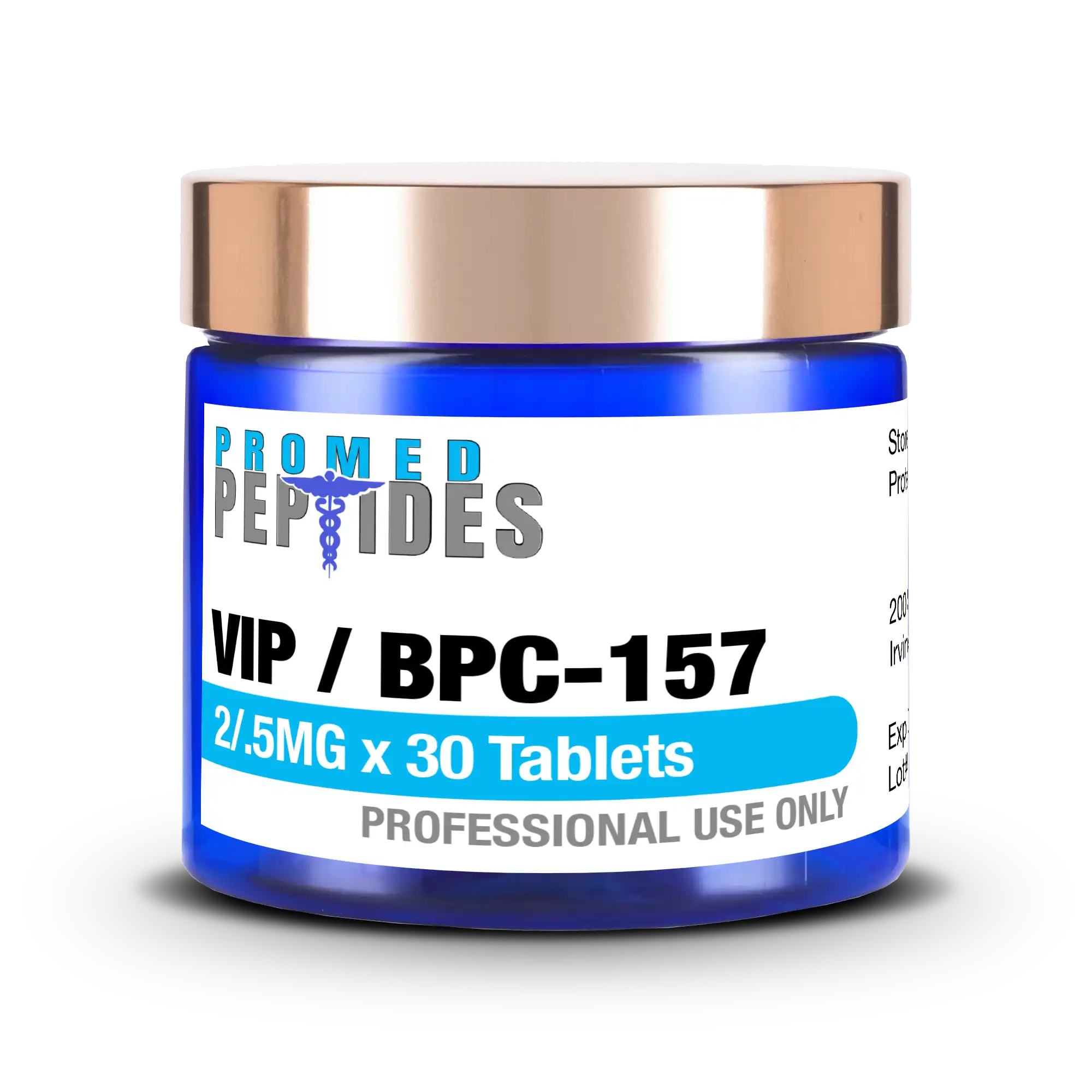 VIP (2mg) / BPC-157 (500mcg) x 30 Tablets ProMed Peptides VIP (2mg) / BPC-157 (500mcg) x 30 Tablets ProMed Peptides